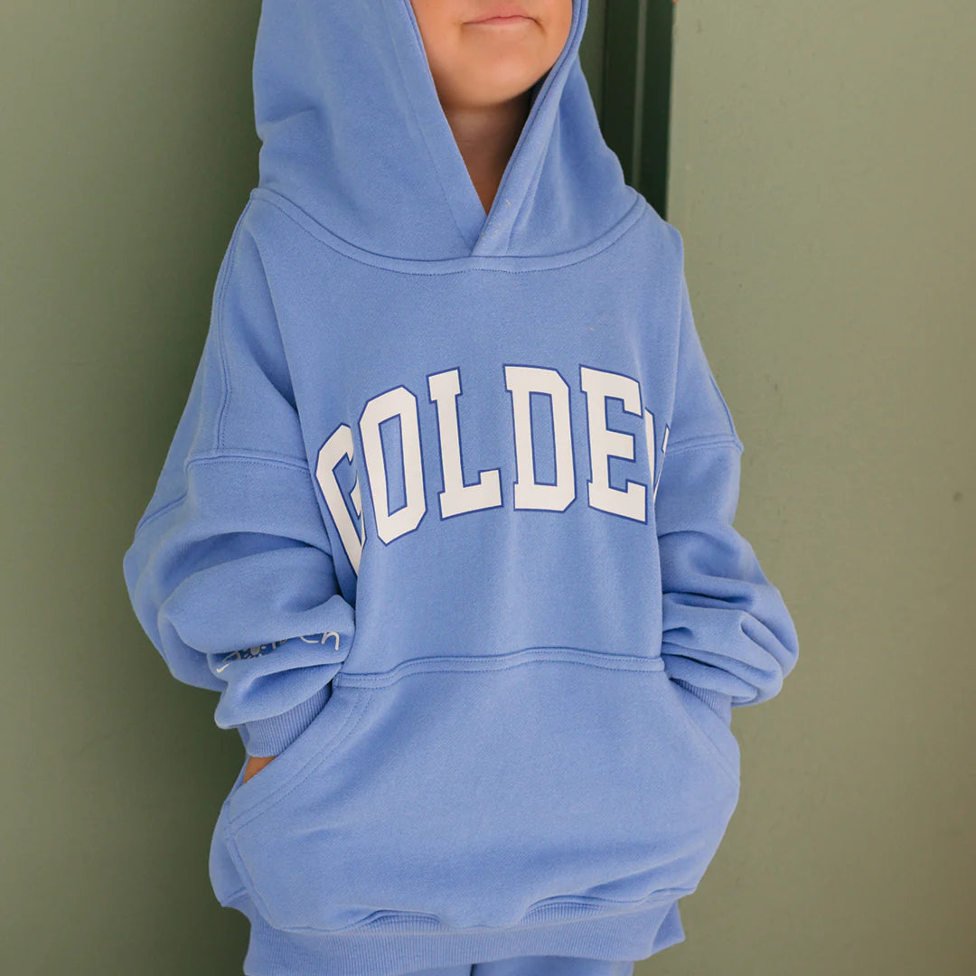GOLDEN CHILDREN GOLDEN HOODIE POOL BLUE