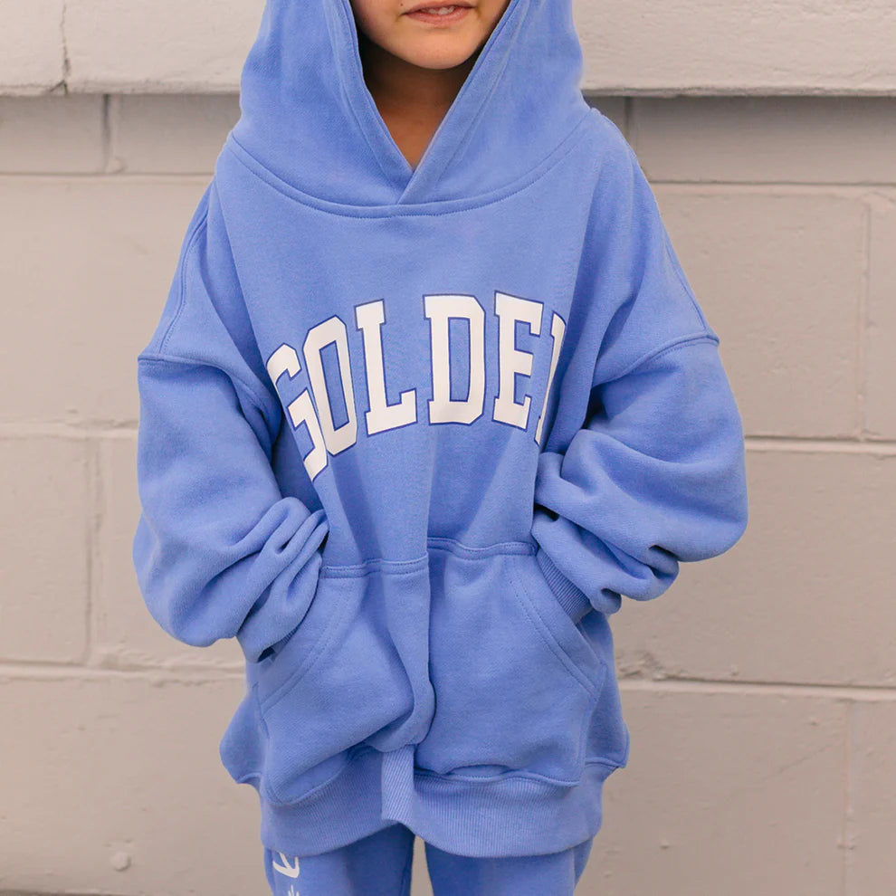 GOLDEN CHILDREN GOLDEN HOODIE POOL BLUE