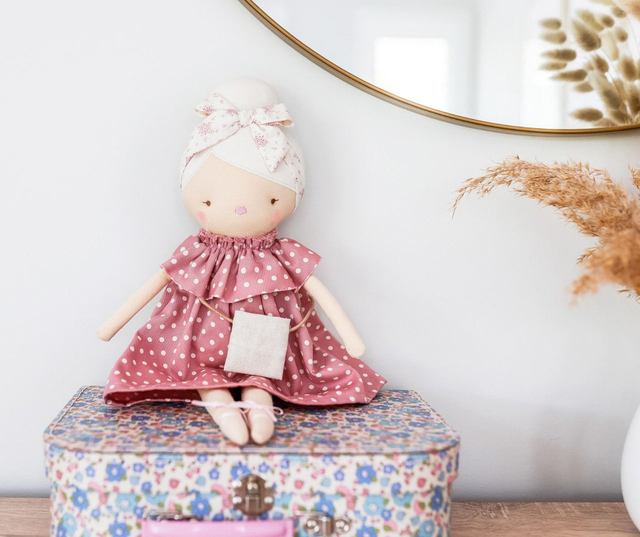 ALIMROSE PIPER DOLL PINK SPOT