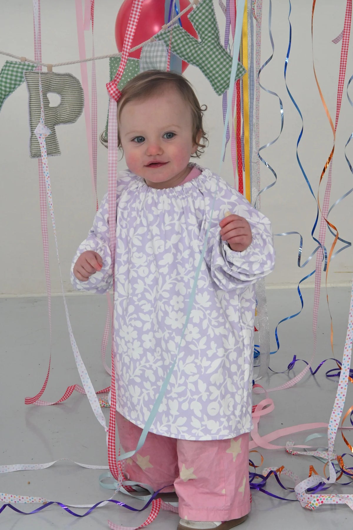 MESS MEADOW WATERPROOF KIDS ART SMOCK AND FOOD BIB