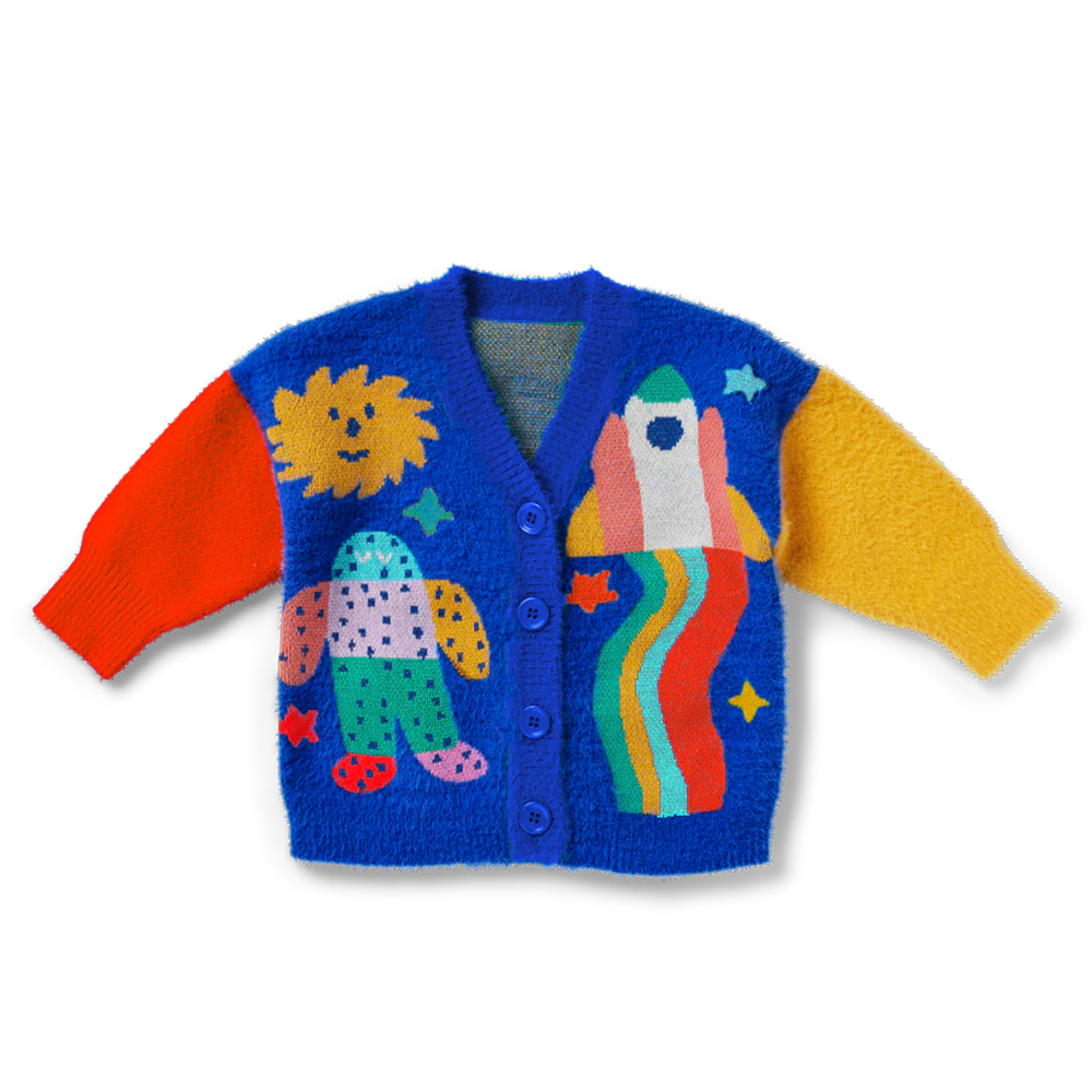 HALCYON NIGHTS ROCKET RIDE KNIT CARDIGAN