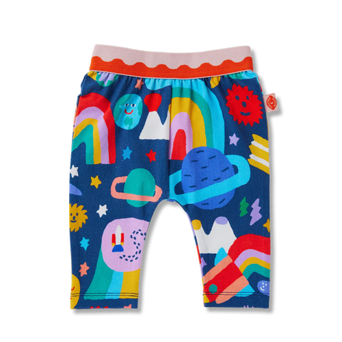 HALCYON NIGHTS ROCKET RIDE BABY LEGGINGS