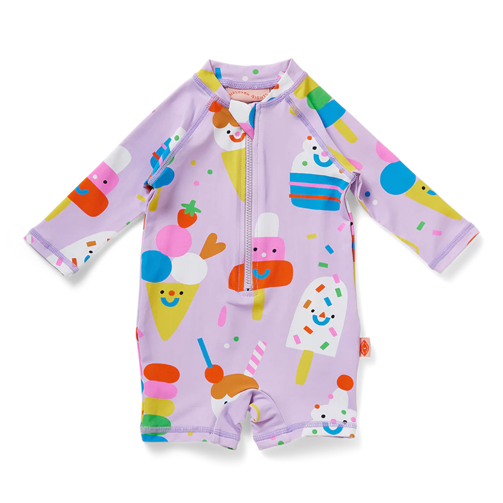 HALCYON NIGHTS BABY LONG SLEEVE SUPER SUIT SUNDAE FUN DAY