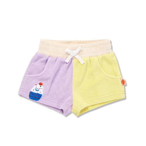 HALCYON NIGHTS ICE CREAM TERRY SHORTS
