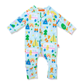 HALCYON NIGHTS HAPPY CAMPERS LONG SLEEVE ROMPER