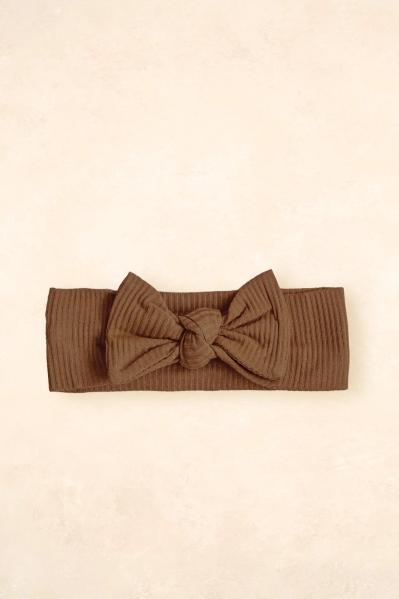 KIIN BAMBOO STRETCH BOW HEADBAND CHOCOLATE