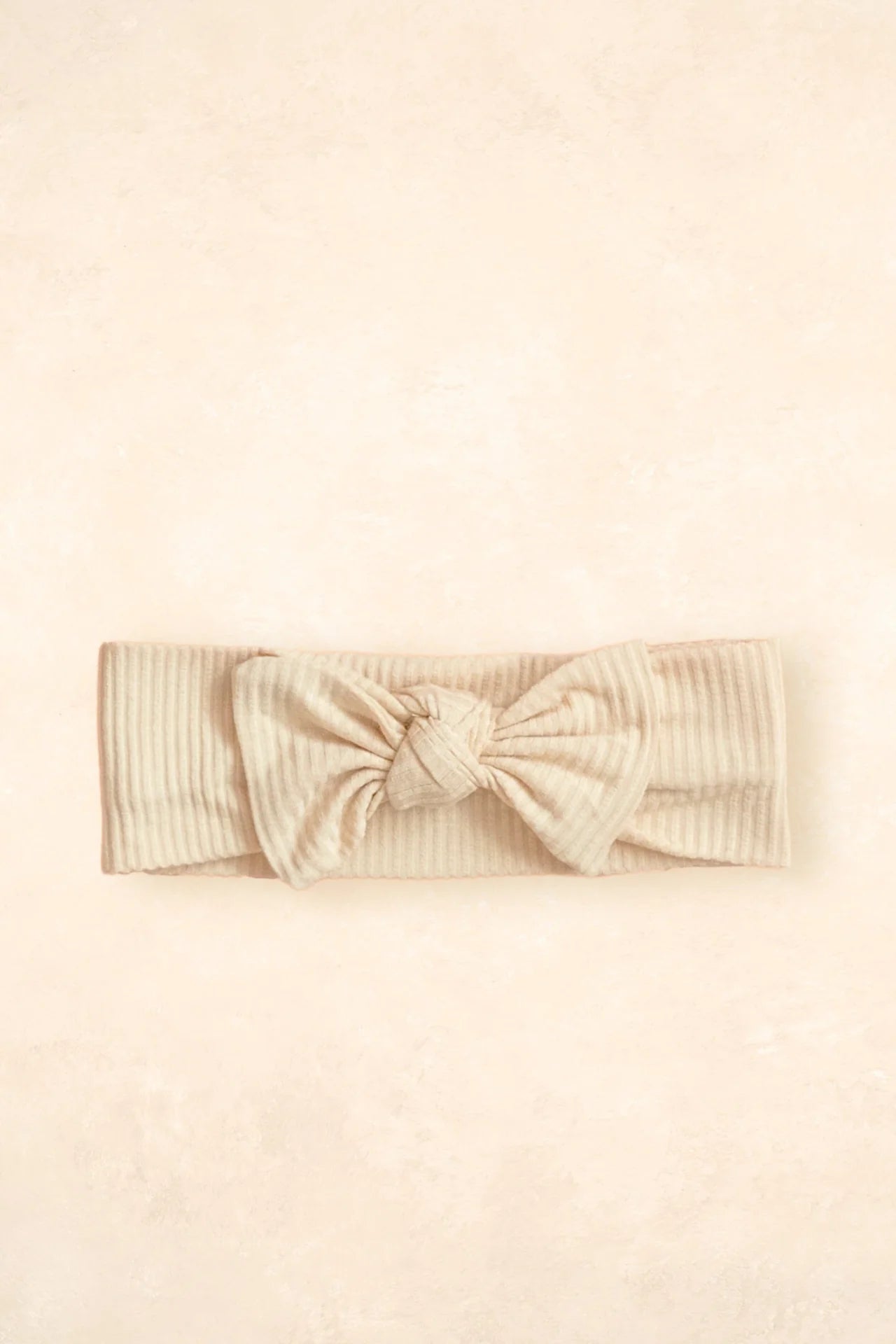 KIIN BAMBOO STRETCH BOW HEADBAND OAT