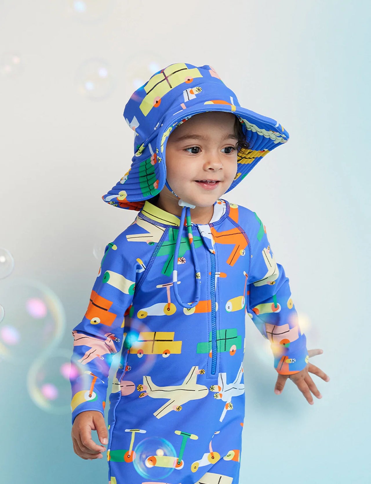 HALCYON NIGHTS SWIM BUCKET HAT - BEEP BEEP