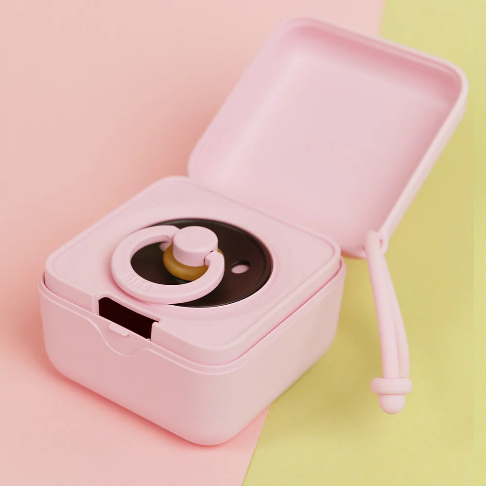 BIBS PACIFIER BOX - BABY PINK