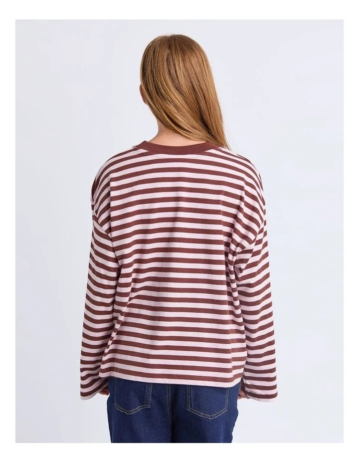 EVE GIRL BROOKLYN STRIPE LONG SLEEVE