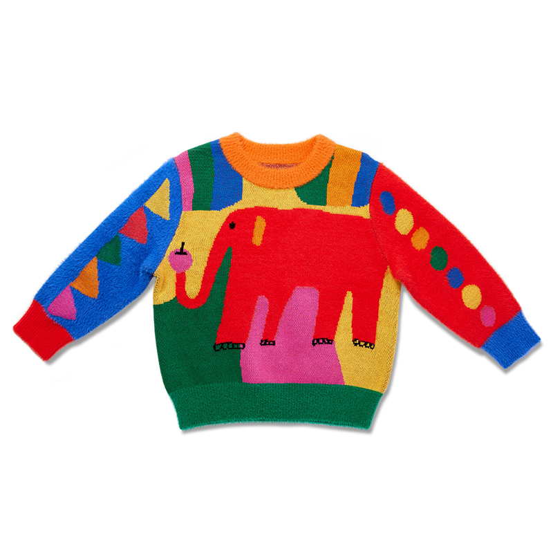HALCYON NIGHTS SAFARI PARK KNIT JUMPER