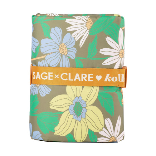 KOLLAB PICNIC MAT SAGE X CLARE & KOLLAB FLORIA