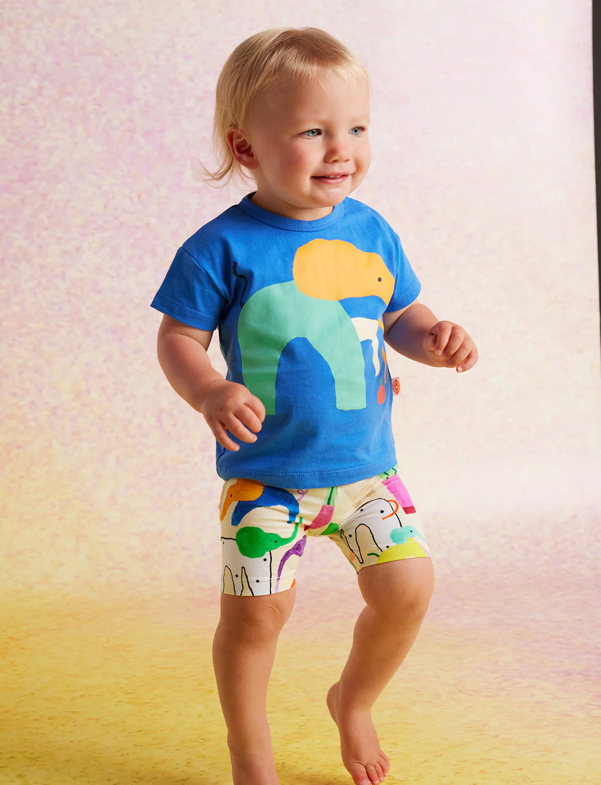 HALCYON NIGHTS HAPPY HERD KIDS BIKE SHORTS