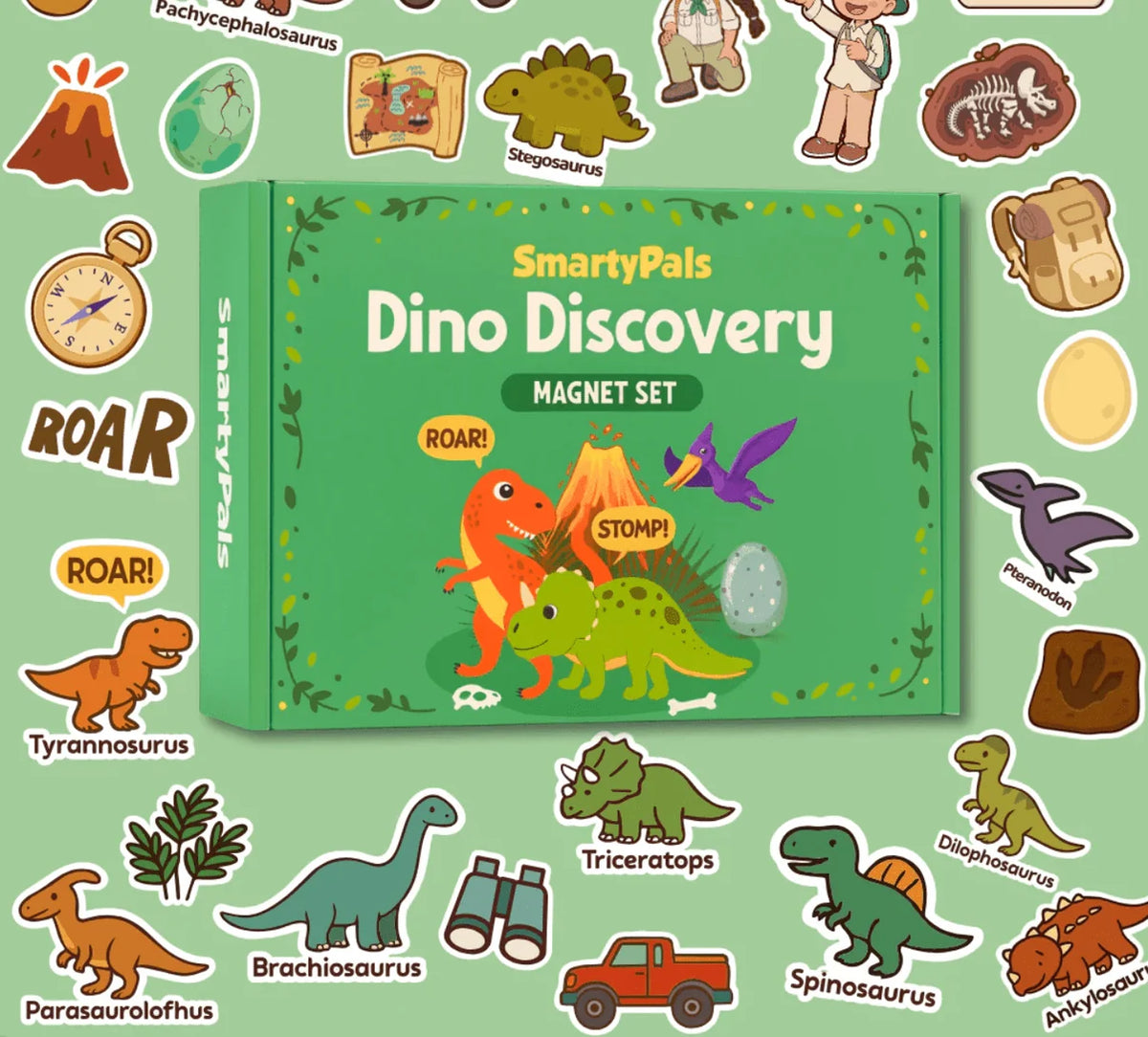 SMARTYPALS DINO DISCOVERY MAGNET SET