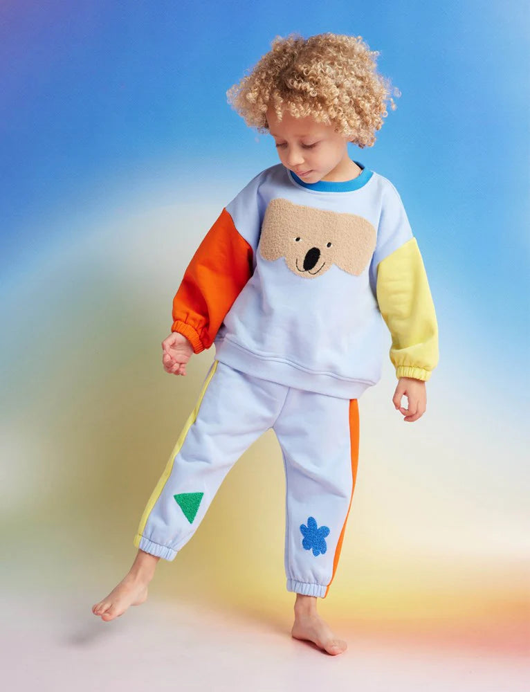 HALCYON NIGHTS LITTLE BILLABONG LIGHT BLUE SWEATER