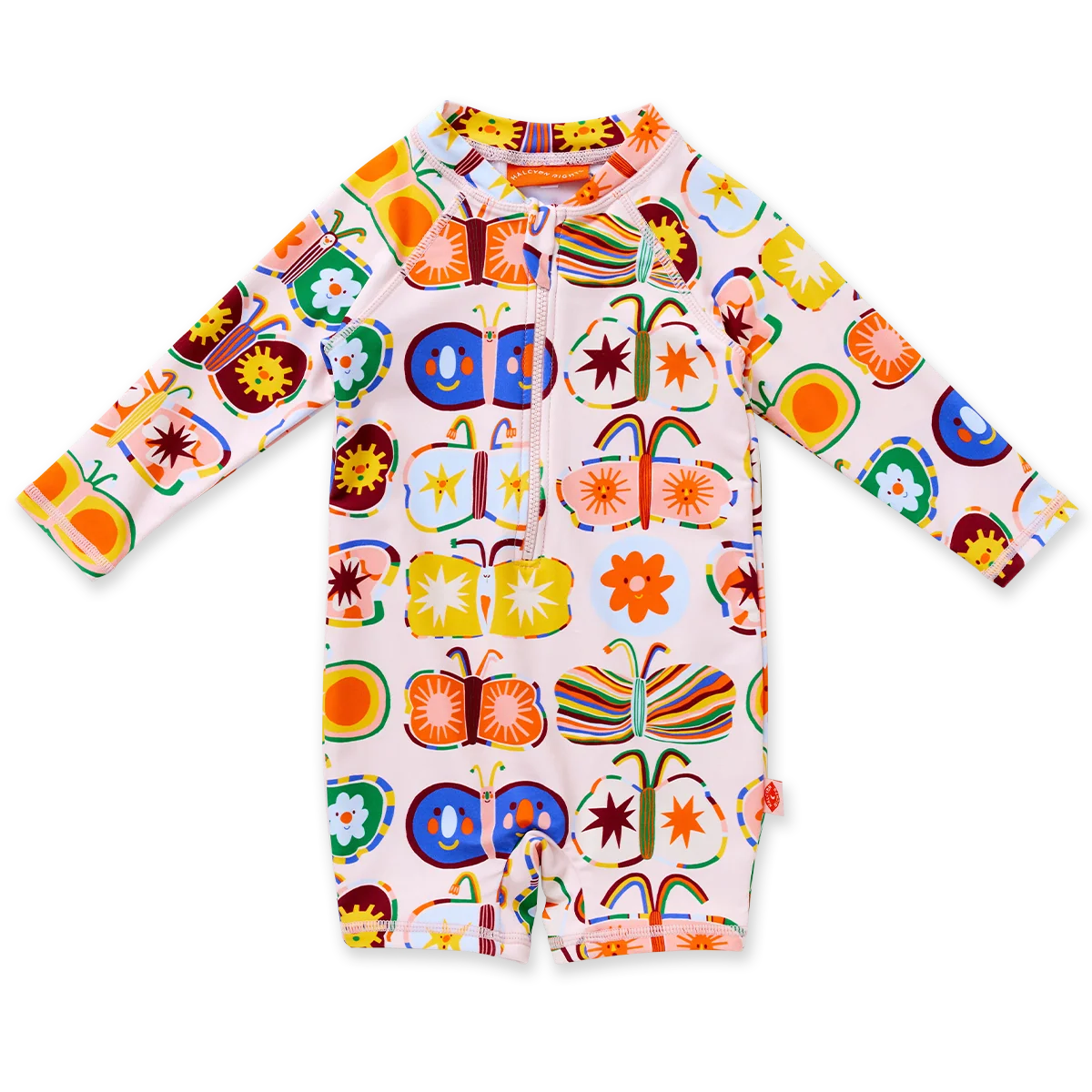 HALCYON NIGHTS LONG SLEEVE RASHSUIT - FLUTTERBY