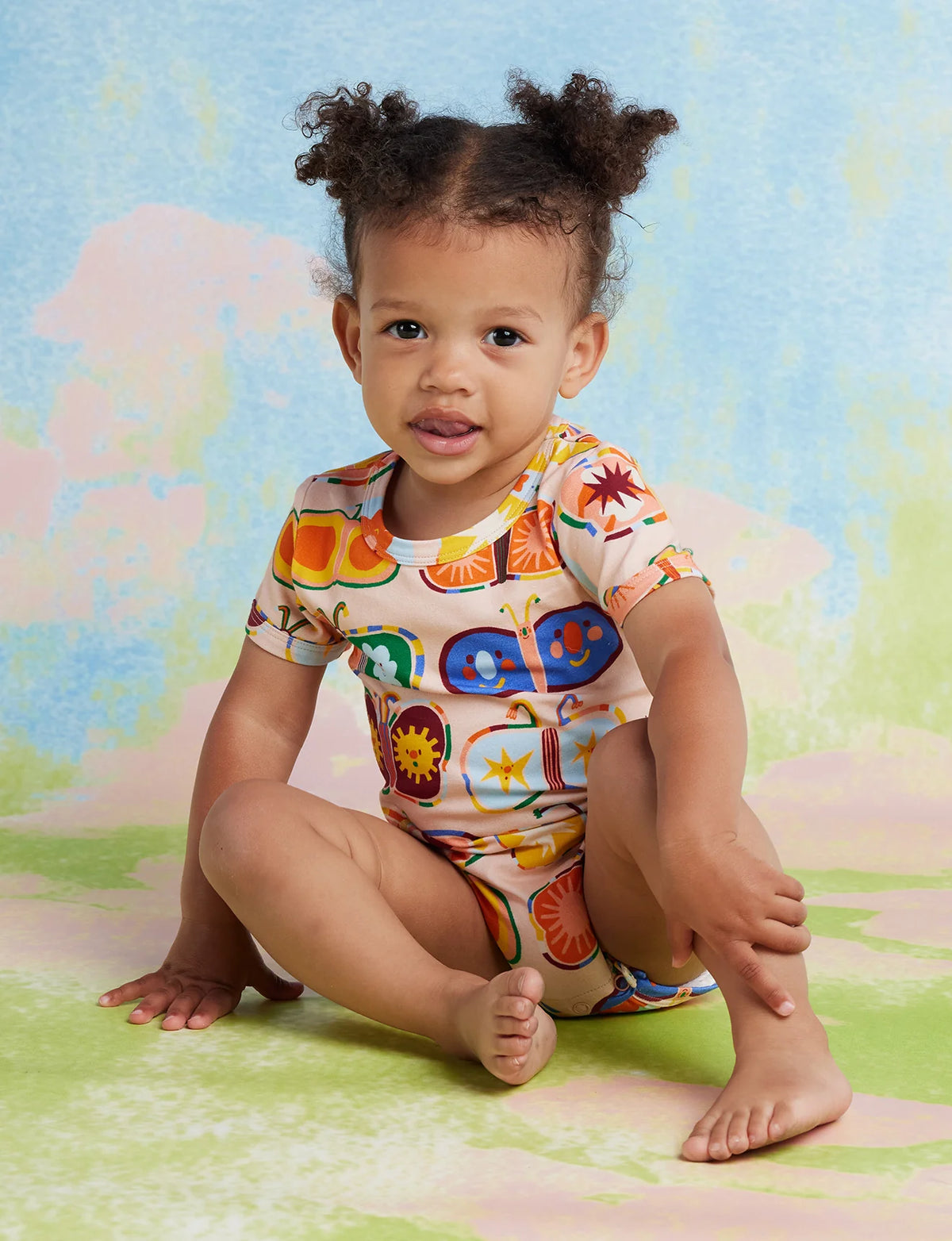 HALCYON NIGHTS SS BODYSUIT FLUTTERBY