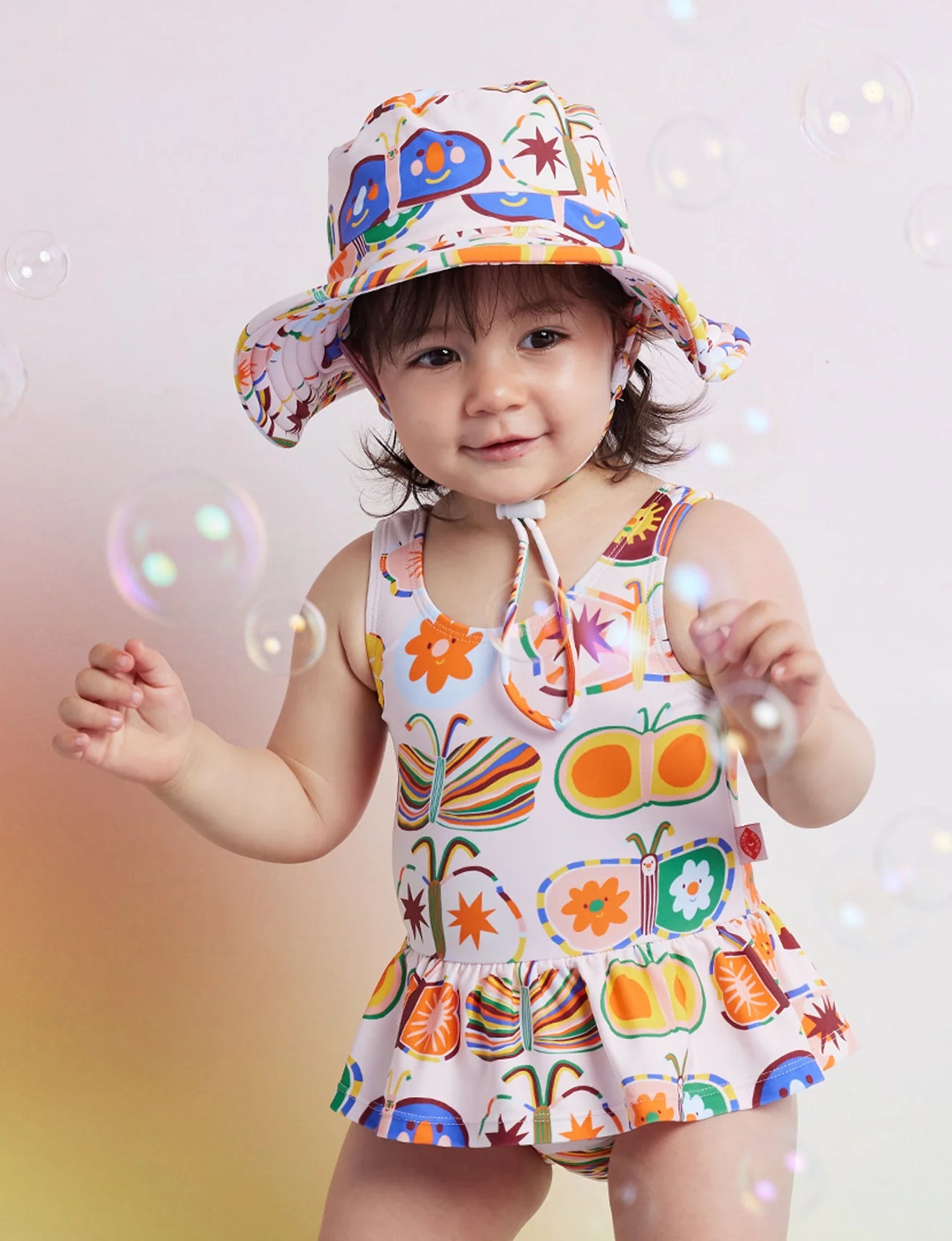 HALCYON NIGHTS SWIM BUCKET HAT - FLUTTERBY