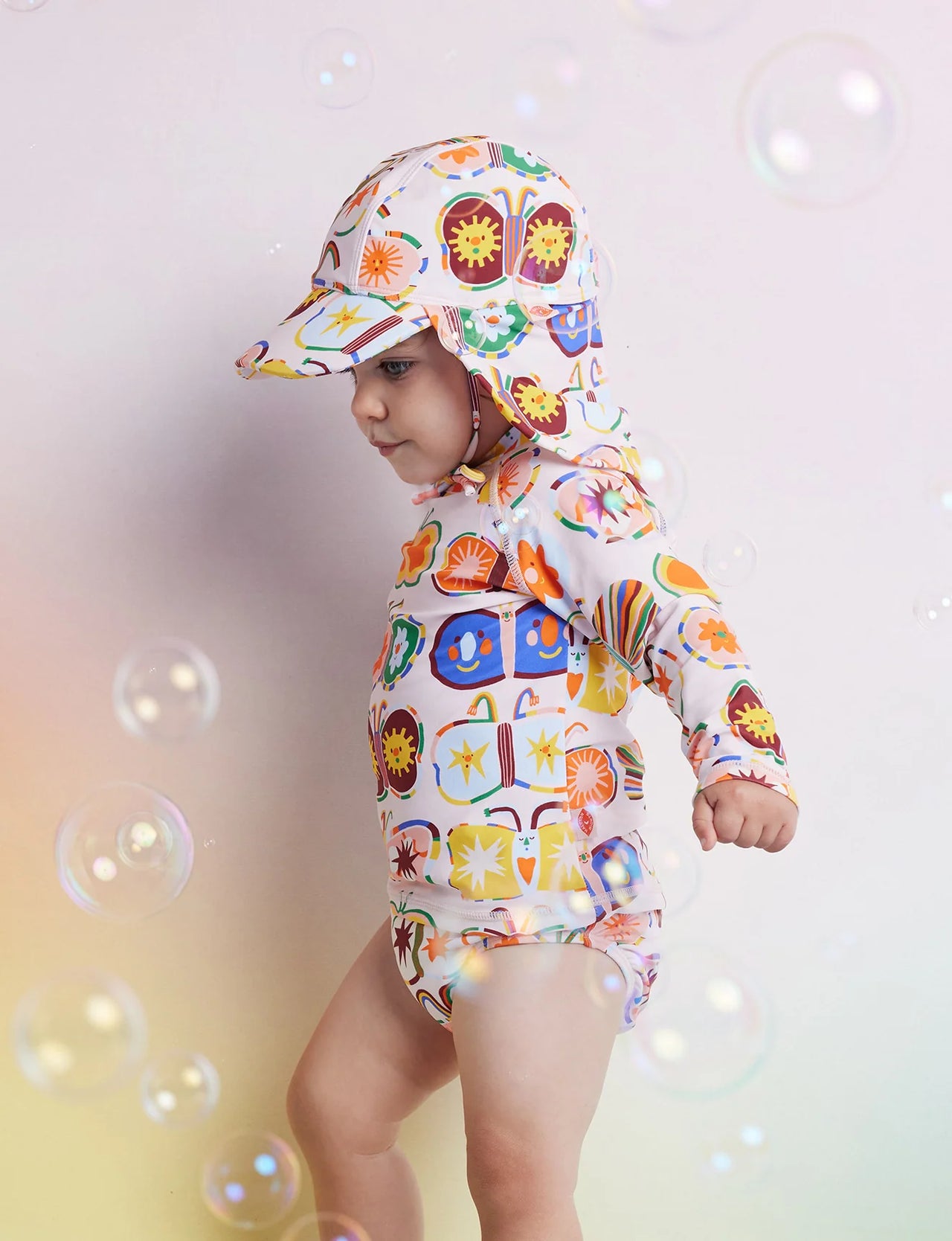 HALCYON NIGHTS SWIM LEGIONNAIRE HAT - FLUTTERBY