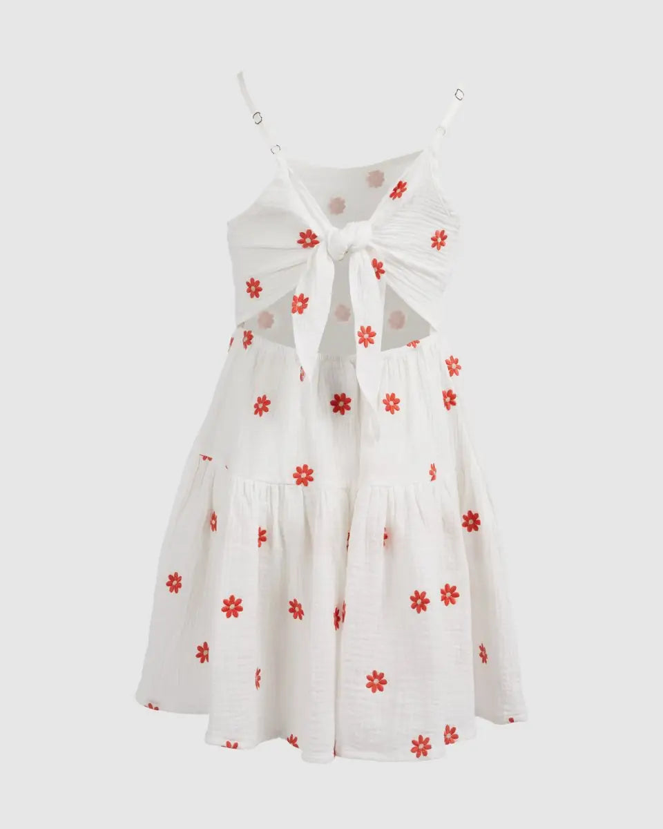 EVE GIRL MAGGIE DRESS WHITE