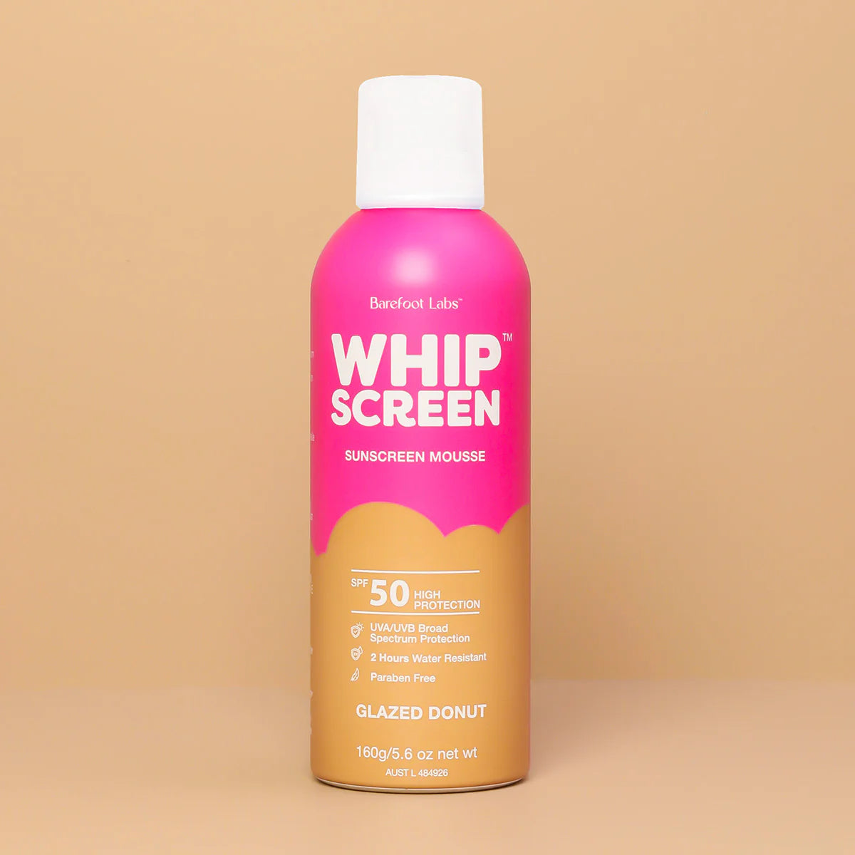 WHIPSCREEN SPF50 SUNSCREEN MOUSSE - GLAZED DONUT