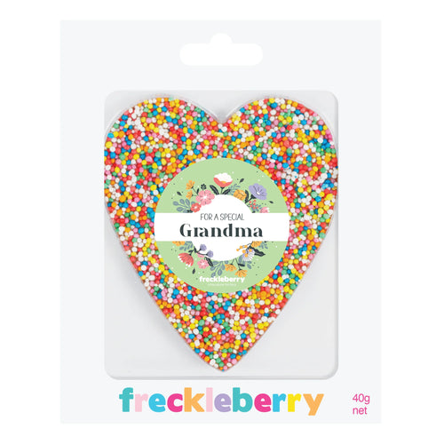 FRECKLEBERRY-FRECKLE HEART GRANDMA STICKER