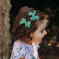 JADE CLIP BOW SMALL PAIR