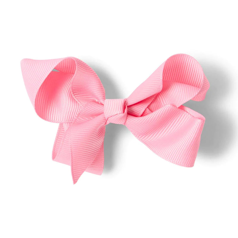 PINK SHERBERT BOW CLIP
