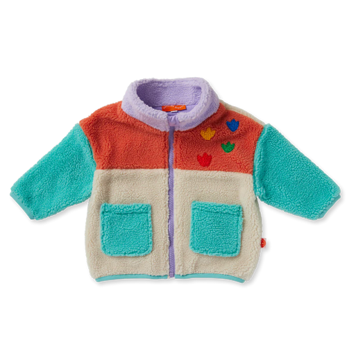 HALCYON NIGHTS LION SHERPA JACKET