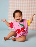HALCYON NIGHTS CHERRY TERRY BODYSUIT