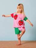 HALCYON NIGHTS STRAWBERRY TERRY SHORTS