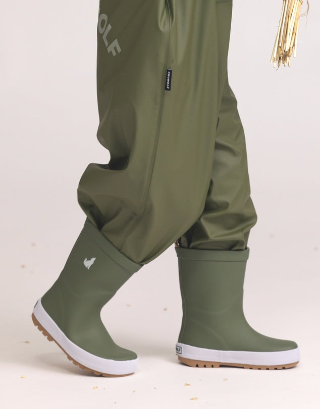 CRYWOLF RAIN BOOTS OLIVE