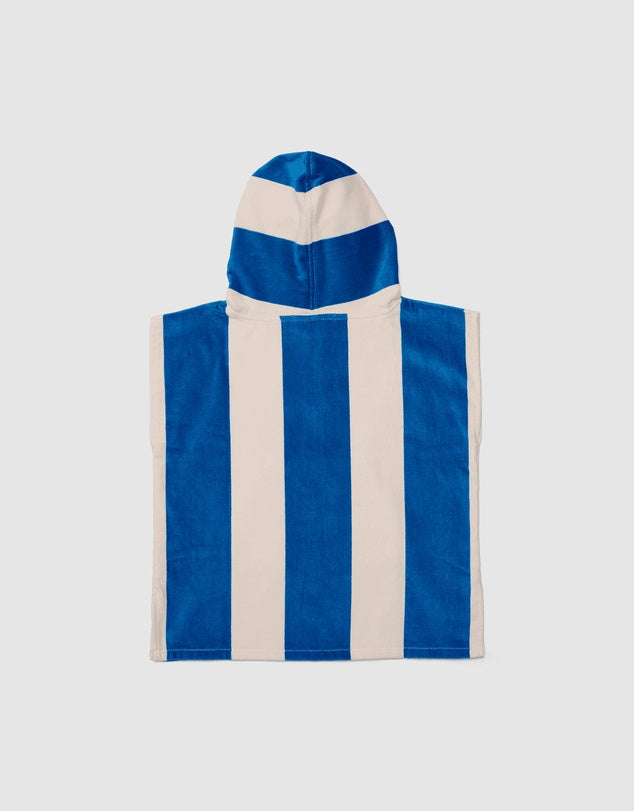 CRYWOLF HOODED TOWEL DEEP SEA STRIPE