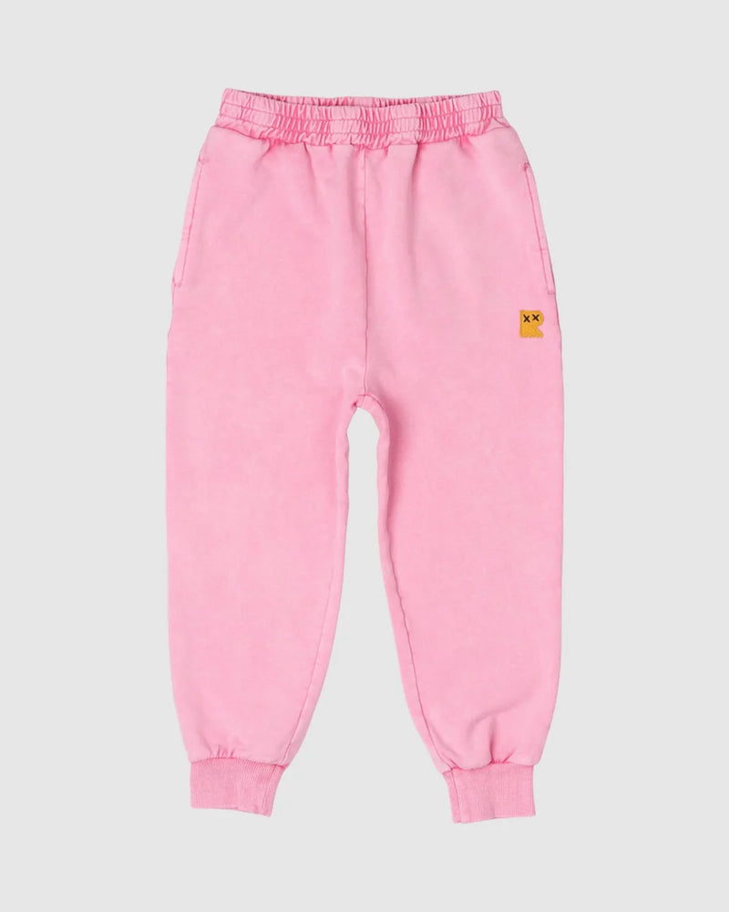 ROCK YOUR BABY PINK WASHED TRACKPANTS