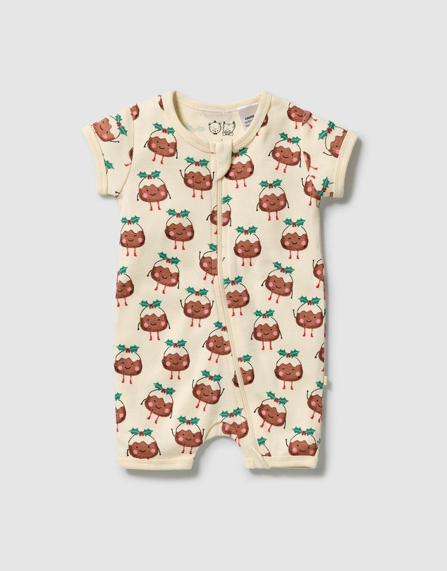 WILSON & FRENCHY LITTLE PUDDIN RIB BOYLEG ZIPSUIT