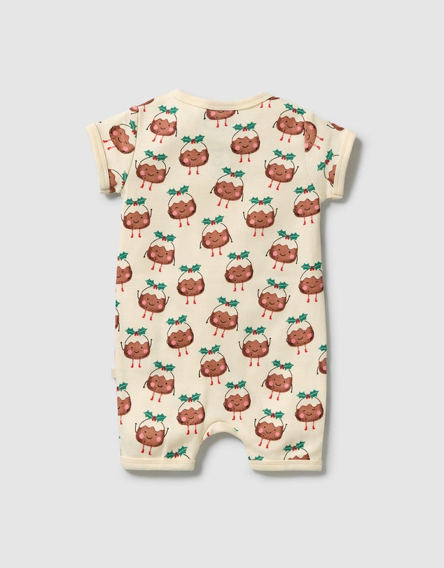 WILSON & FRENCHY LITTLE PUDDIN RIB BOYLEG ZIPSUIT
