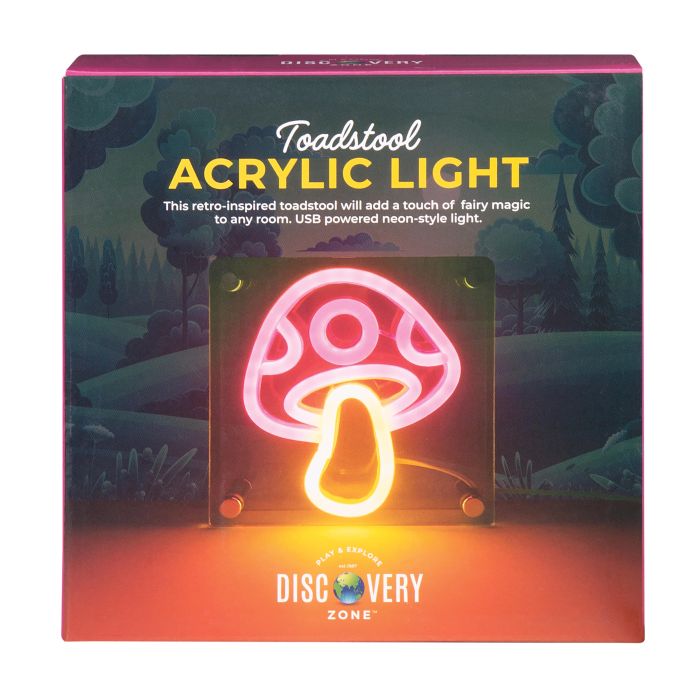 ACRYLIC LIGHT TOADSTOOL