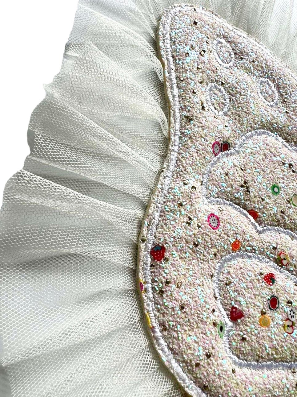 THREE TOTS VEGAN LEATHER BUTTERFLY WINGS TUTTI FRUTTI