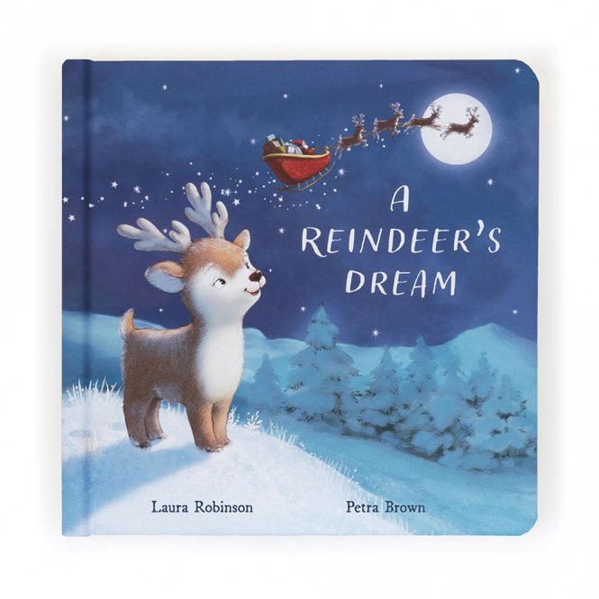 JELLYCAT A REINDEER'S DREAM BOOK (MITZI REINDEER)