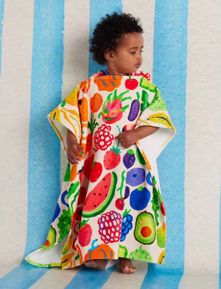 HALCYON NIGHTS KIDS HOODED TOWEL EAT THE RAINBOW