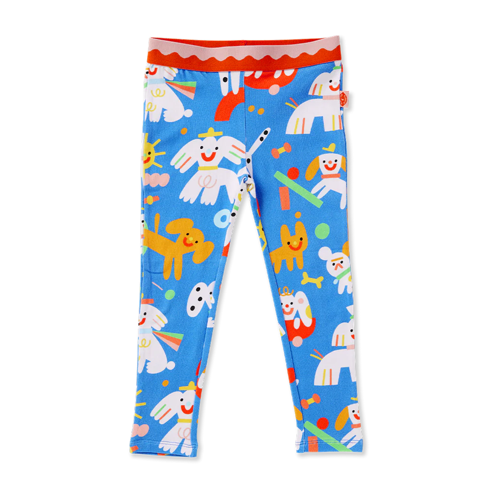 HALCYON NIGHTS PUPPY PARK KIDS LEGGINGS