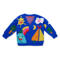 HALCYON NIGHTS HAPPY CAMPERS KNIT CARDIGAN