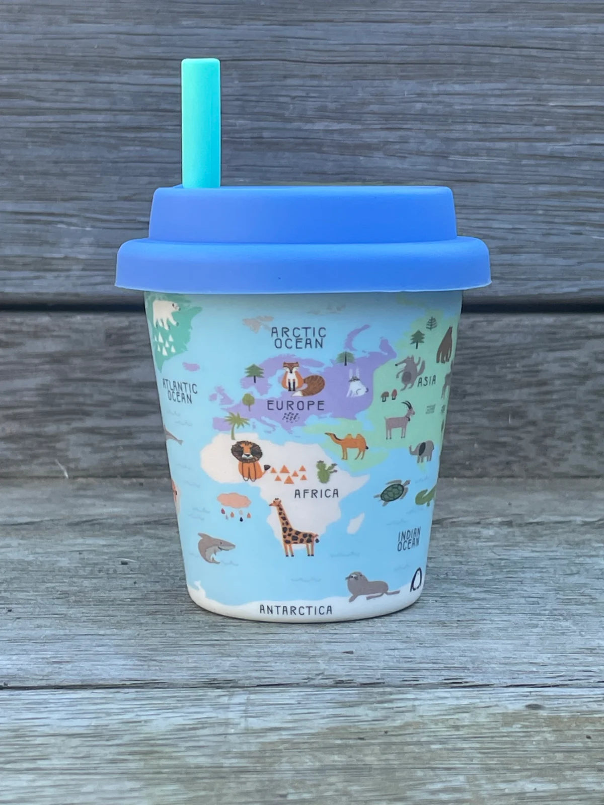 MUNCHI LITTLE EXPLORER BABYCHINO CUP (4oz/120ml) WITH STRAW