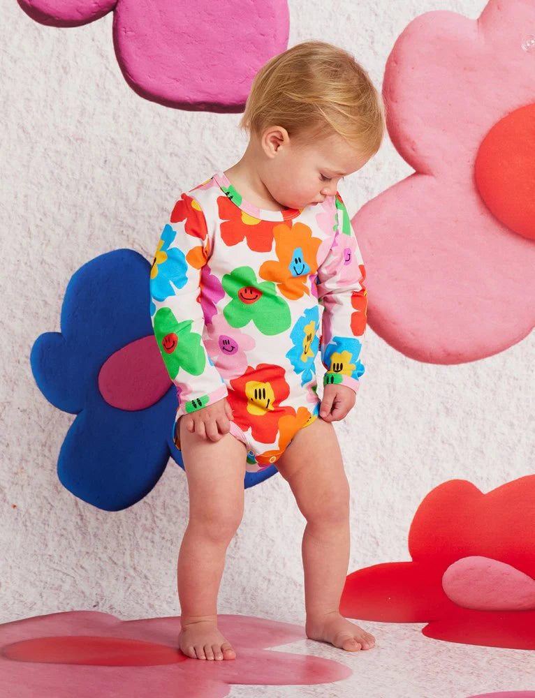 HALCYON NIGHTS HEJ BLOMMA! LS BODYSUIT