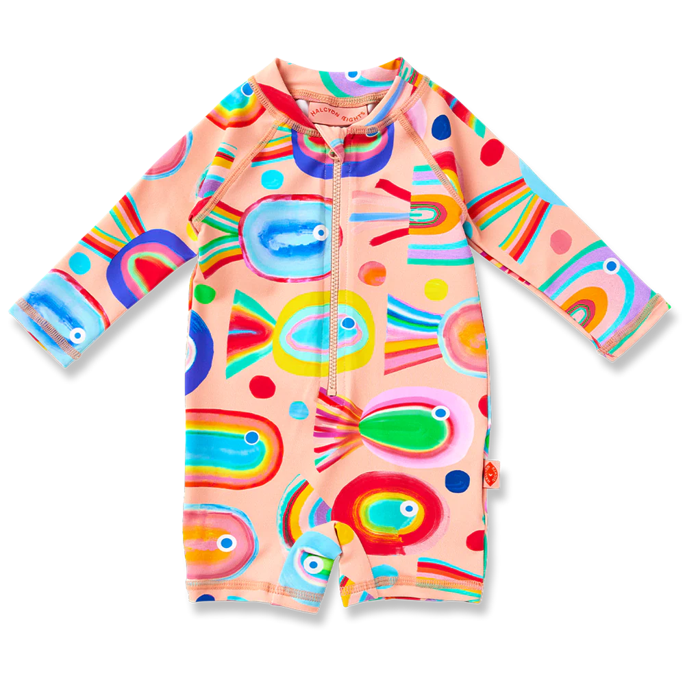 HALCYON NIGHTS LONG SLEEVE RASH SUIT FANCY FINS
