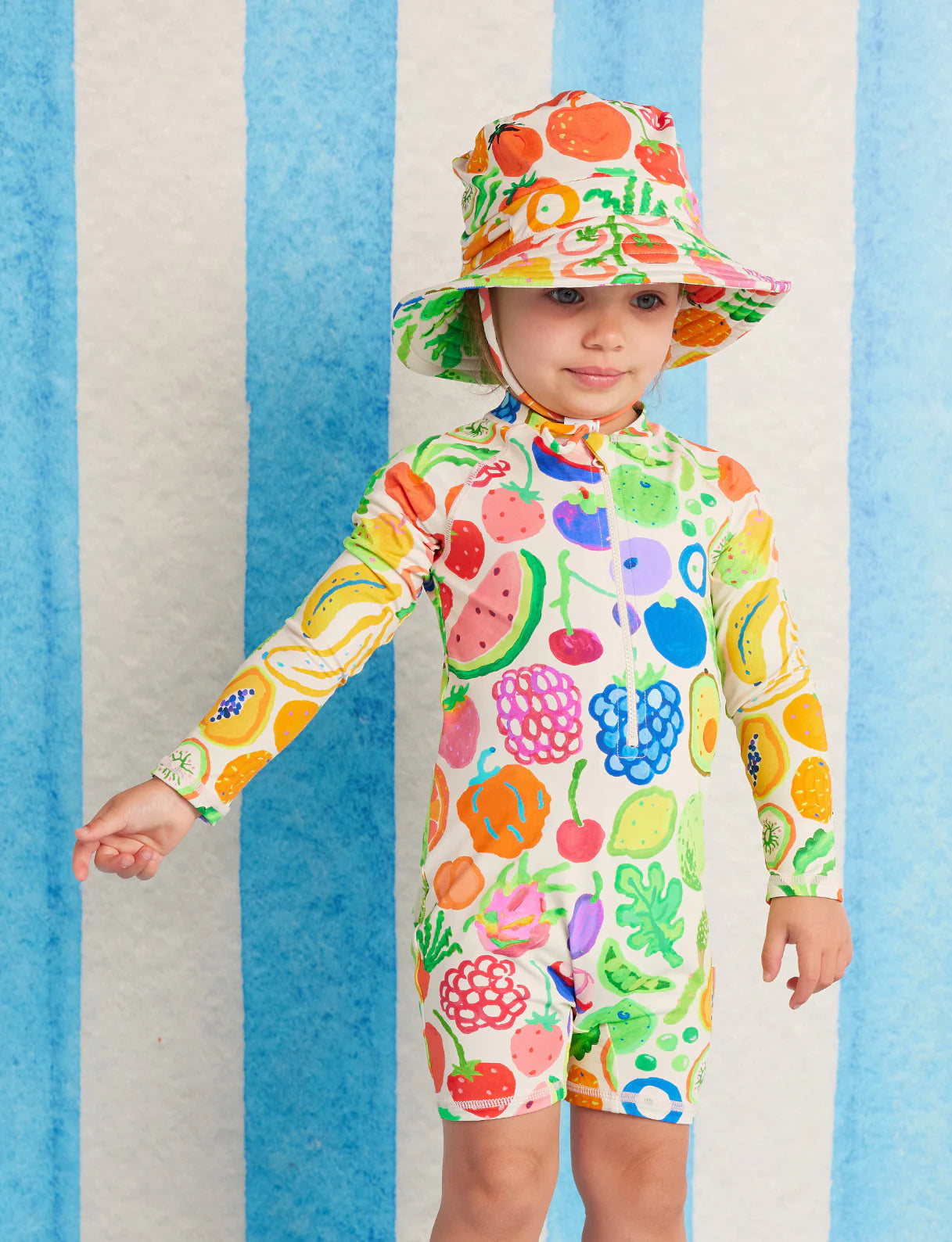 HALCYON NIGHTS SWIM BUCKET HAT EAT THE RAINBOW