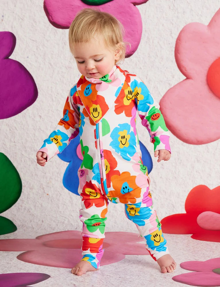 HALCYON NIGHTS HEJ BLOMMA! LS ROMPER