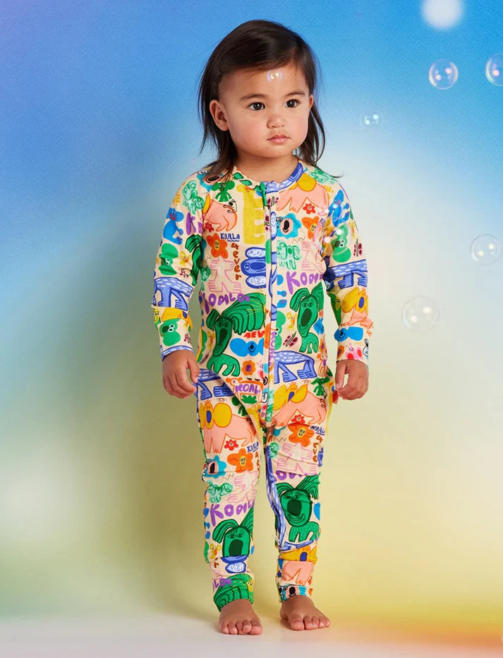 HALCYON NIGHTS KOALA 4EVER LS ROMPER