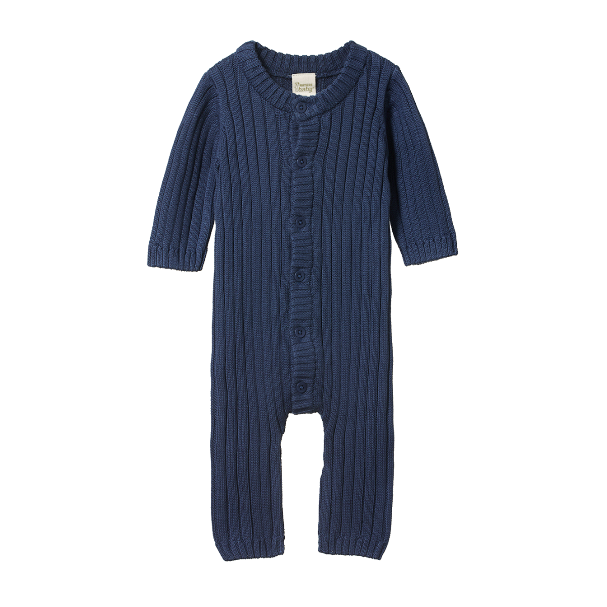 NATURE BABY LOU SUIT COTTON KNIT VINTAGE INDIGO