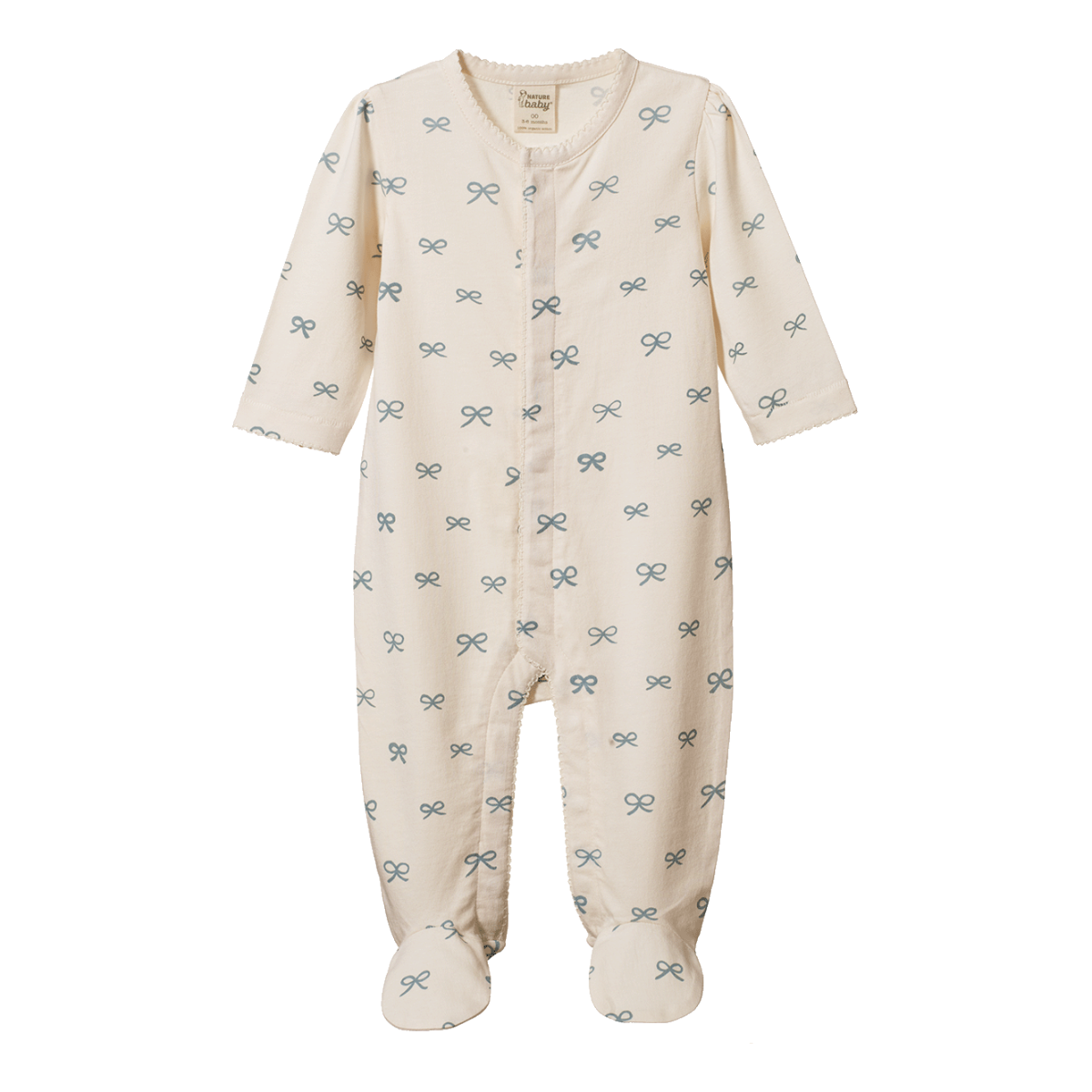 NATURE BABY LUCY SUIT RIBBONS STAR DEW PRINT